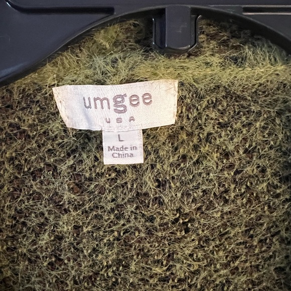 Umgee cardigan green animal print - Picture 3 of 3